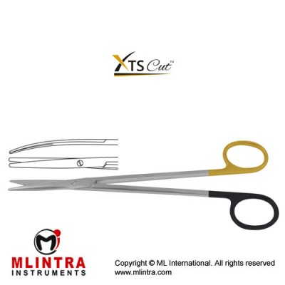 XTSCut™ TC Metzenbaum-Fine Dissecting Scissor - Slender Pattern Curved Stainless Steel, 18 cm - 7"